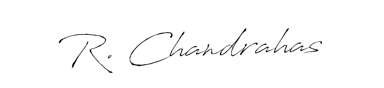 You can use this online signature creator to create a handwritten signature for the name R. Chandrahas. This is the best online autograph maker. R. Chandrahas signature style 6 images and pictures png