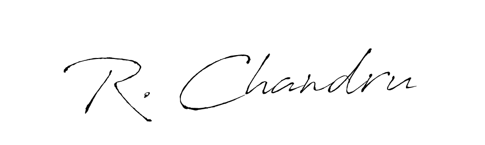 R. Chandru stylish signature style. Best Handwritten Sign (Antro_Vectra) for my name. Handwritten Signature Collection Ideas for my name R. Chandru. R. Chandru signature style 6 images and pictures png