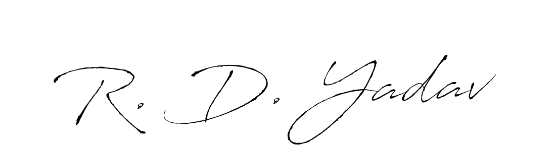 Make a beautiful signature design for name R. D. Yadav. Use this online signature maker to create a handwritten signature for free. R. D. Yadav signature style 6 images and pictures png