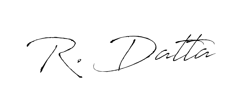 if you are searching for the best signature style for your name R. Datta. so please give up your signature search. here we have designed multiple signature styles  using Antro_Vectra. R. Datta signature style 6 images and pictures png