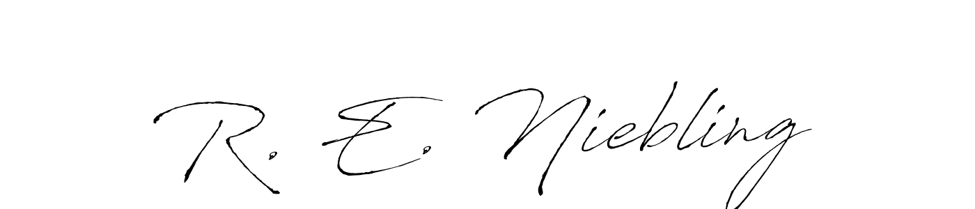 Also we have R. E. Niebling name is the best signature style. Create professional handwritten signature collection using Antro_Vectra autograph style. R. E. Niebling signature style 6 images and pictures png