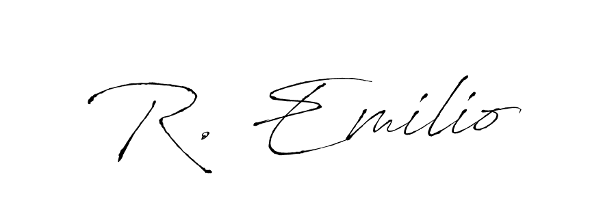 Here are the top 10 professional signature styles for the name R. Emilio. These are the best autograph styles you can use for your name. R. Emilio signature style 6 images and pictures png