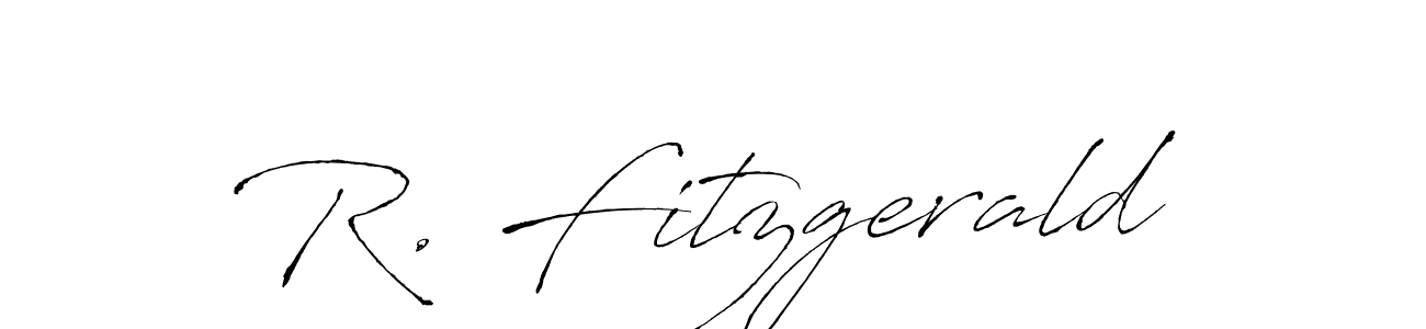 Make a beautiful signature design for name R. Fitzgerald. With this signature (Antro_Vectra) style, you can create a handwritten signature for free. R. Fitzgerald signature style 6 images and pictures png