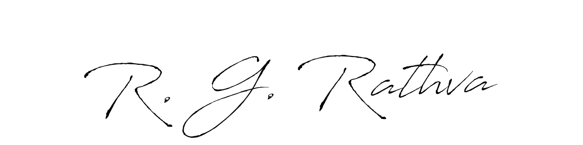 Antro_Vectra is a professional signature style that is perfect for those who want to add a touch of class to their signature. It is also a great choice for those who want to make their signature more unique. Get R. G. Rathva name to fancy signature for free. R. G. Rathva signature style 6 images and pictures png