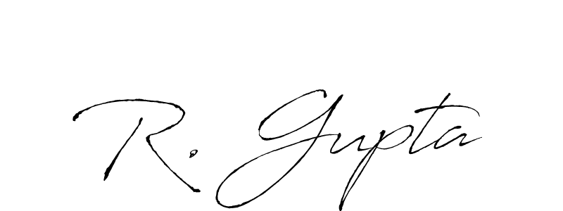 Also we have R. Gupta name is the best signature style. Create professional handwritten signature collection using Antro_Vectra autograph style. R. Gupta signature style 6 images and pictures png
