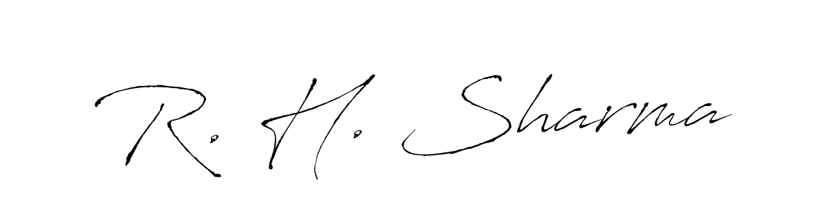 Make a short R. H. Sharma signature style. Manage your documents anywhere anytime using Antro_Vectra. Create and add eSignatures, submit forms, share and send files easily. R. H. Sharma signature style 6 images and pictures png