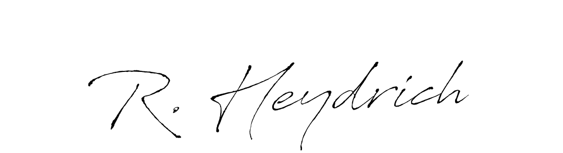 You should practise on your own different ways (Antro_Vectra) to write your name (R. Heydrich) in signature. don't let someone else do it for you. R. Heydrich signature style 6 images and pictures png