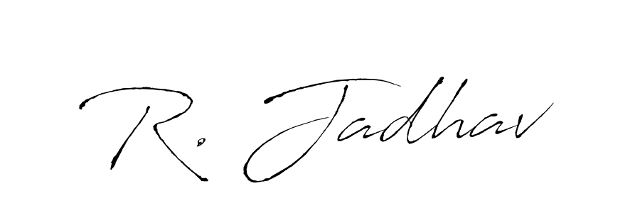 Make a beautiful signature design for name R. Jadhav. Use this online signature maker to create a handwritten signature for free. R. Jadhav signature style 6 images and pictures png