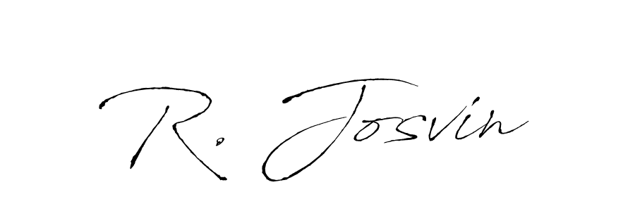 This is the best signature style for the R. Josvin name. Also you like these signature font (Antro_Vectra). Mix name signature. R. Josvin signature style 6 images and pictures png
