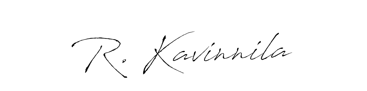 Create a beautiful signature design for name R. Kavinnila. With this signature (Antro_Vectra) fonts, you can make a handwritten signature for free. R. Kavinnila signature style 6 images and pictures png