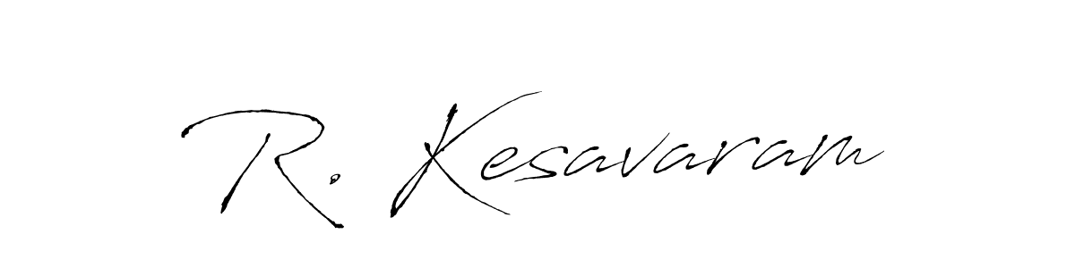 How to make R. Kesavaram signature? Antro_Vectra is a professional autograph style. Create handwritten signature for R. Kesavaram name. R. Kesavaram signature style 6 images and pictures png