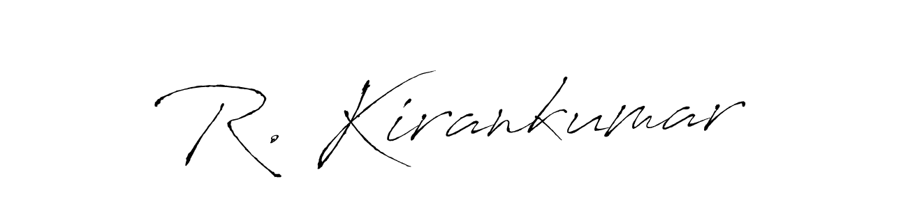 Once you've used our free online signature maker to create your best signature Antro_Vectra style, it's time to enjoy all of the benefits that R. Kirankumar name signing documents. R. Kirankumar signature style 6 images and pictures png