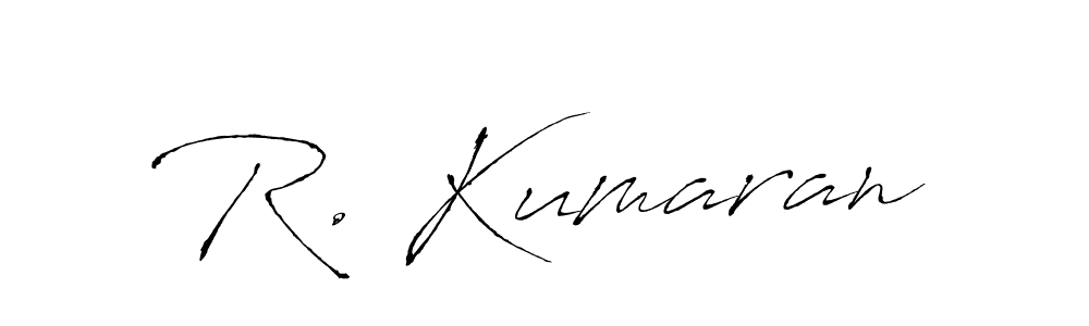 Antro_Vectra is a professional signature style that is perfect for those who want to add a touch of class to their signature. It is also a great choice for those who want to make their signature more unique. Get R. Kumaran name to fancy signature for free. R. Kumaran signature style 6 images and pictures png