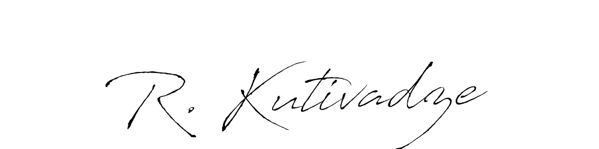 How to Draw R. Kutivadze signature style? Antro_Vectra is a latest design signature styles for name R. Kutivadze. R. Kutivadze signature style 6 images and pictures png