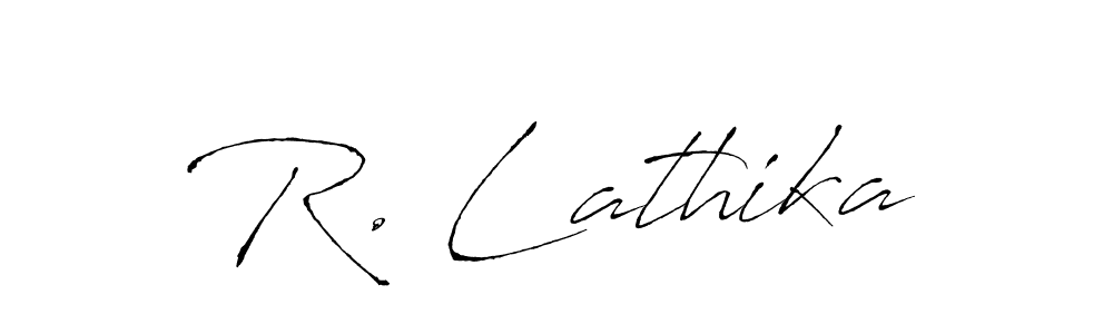 R. Lathika stylish signature style. Best Handwritten Sign (Antro_Vectra) for my name. Handwritten Signature Collection Ideas for my name R. Lathika. R. Lathika signature style 6 images and pictures png