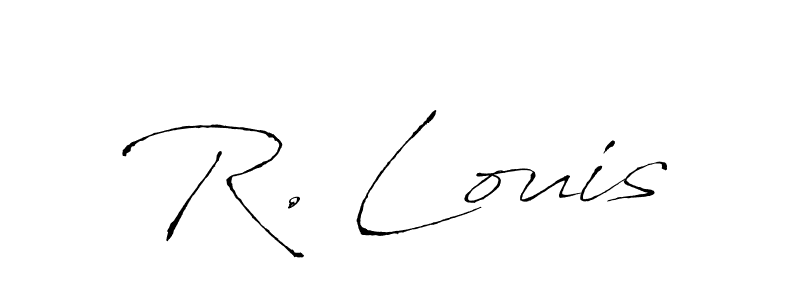 Antro_Vectra is a professional signature style that is perfect for those who want to add a touch of class to their signature. It is also a great choice for those who want to make their signature more unique. Get R. Louis name to fancy signature for free. R. Louis signature style 6 images and pictures png