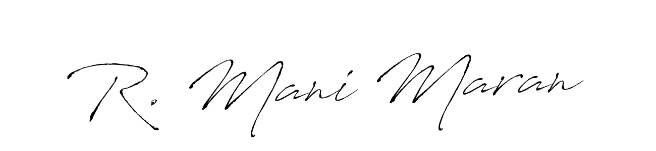 Make a beautiful signature design for name R. Mani Maran. Use this online signature maker to create a handwritten signature for free. R. Mani Maran signature style 6 images and pictures png