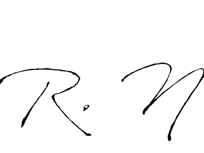 How to make R. N signature? Antro_Vectra is a professional autograph style. Create handwritten signature for R. N name. R. N signature style 6 images and pictures png