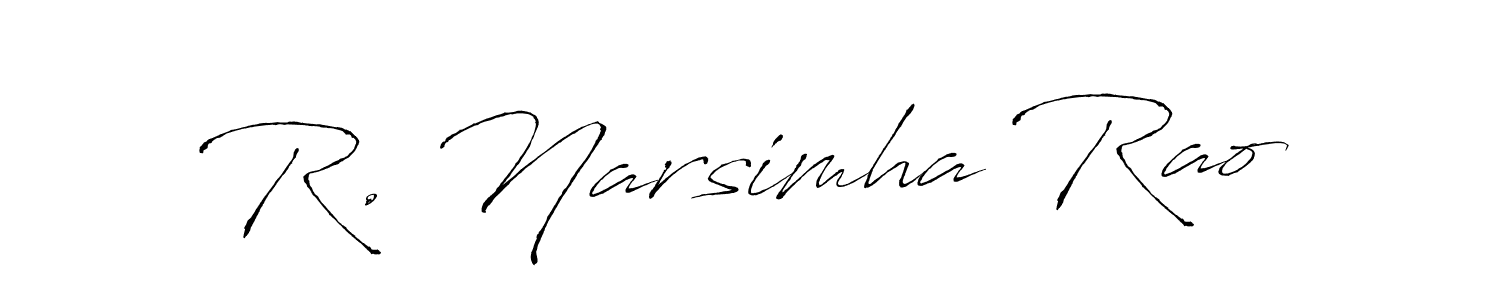 It looks lik you need a new signature style for name R. Narsimha Rao. Design unique handwritten (Antro_Vectra) signature with our free signature maker in just a few clicks. R. Narsimha Rao signature style 6 images and pictures png
