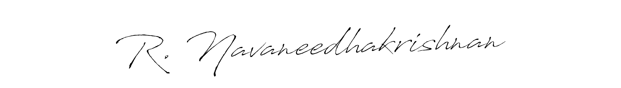 Make a beautiful signature design for name R. Navaneedhakrishnan. Use this online signature maker to create a handwritten signature for free. R. Navaneedhakrishnan signature style 6 images and pictures png