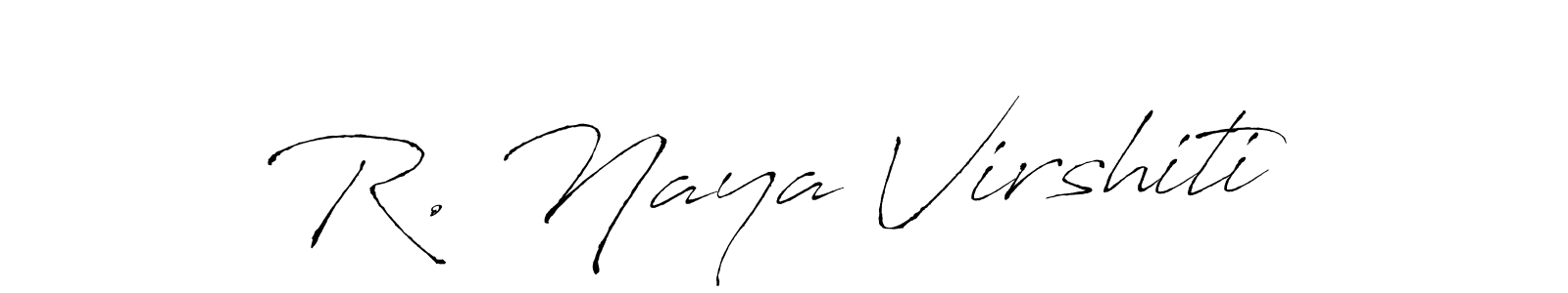 How to Draw R. Naya Virshiti signature style? Antro_Vectra is a latest design signature styles for name R. Naya Virshiti. R. Naya Virshiti signature style 6 images and pictures png