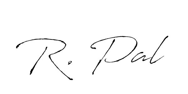 Make a beautiful signature design for name R. Pal. With this signature (Antro_Vectra) style, you can create a handwritten signature for free. R. Pal signature style 6 images and pictures png
