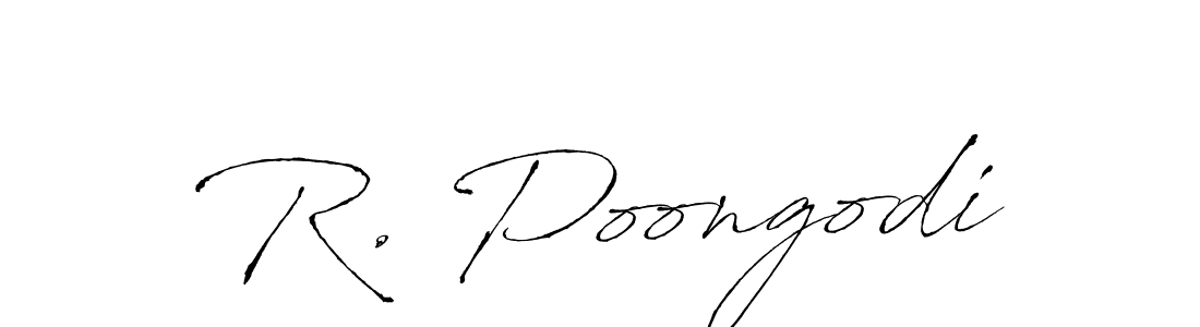 It looks lik you need a new signature style for name R. Poongodi. Design unique handwritten (Antro_Vectra) signature with our free signature maker in just a few clicks. R. Poongodi signature style 6 images and pictures png
