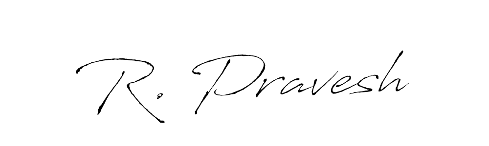 Also You can easily find your signature by using the search form. We will create R. Pravesh name handwritten signature images for you free of cost using Antro_Vectra sign style. R. Pravesh signature style 6 images and pictures png
