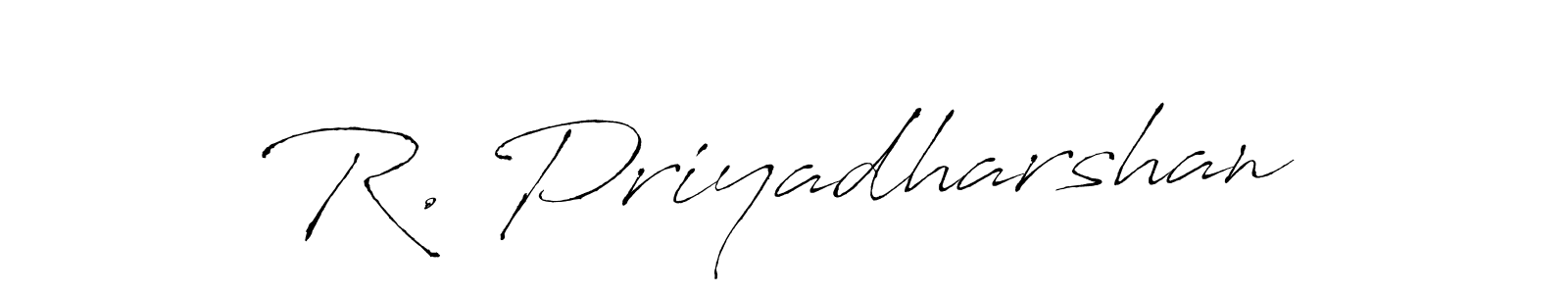 Also we have R. Priyadharshan name is the best signature style. Create professional handwritten signature collection using Antro_Vectra autograph style. R. Priyadharshan signature style 6 images and pictures png