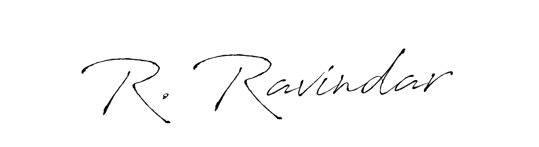 R. Ravindar stylish signature style. Best Handwritten Sign (Antro_Vectra) for my name. Handwritten Signature Collection Ideas for my name R. Ravindar. R. Ravindar signature style 6 images and pictures png