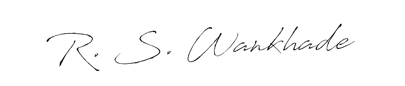 Here are the top 10 professional signature styles for the name R. S. Wankhade. These are the best autograph styles you can use for your name. R. S. Wankhade signature style 6 images and pictures png