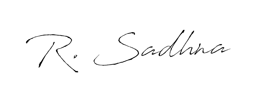 How to Draw R. Sadhna signature style? Antro_Vectra is a latest design signature styles for name R. Sadhna. R. Sadhna signature style 6 images and pictures png