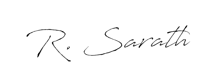 Antro_Vectra is a professional signature style that is perfect for those who want to add a touch of class to their signature. It is also a great choice for those who want to make their signature more unique. Get R. Sarath name to fancy signature for free. R. Sarath signature style 6 images and pictures png
