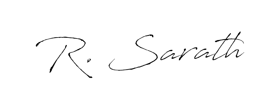 Use a signature maker to create a handwritten signature online. With this signature software, you can design (Antro_Vectra) your own signature for name R. Sarath. R. Sarath signature style 6 images and pictures png