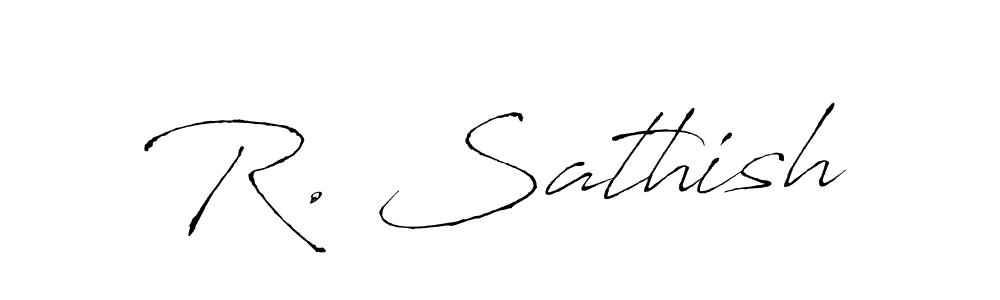 It looks lik you need a new signature style for name R. Sathish. Design unique handwritten (Antro_Vectra) signature with our free signature maker in just a few clicks. R. Sathish signature style 6 images and pictures png