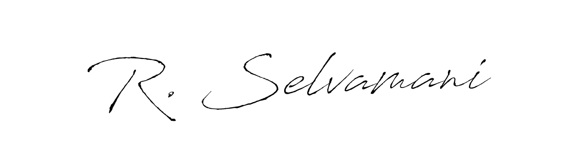 R. Selvamani stylish signature style. Best Handwritten Sign (Antro_Vectra) for my name. Handwritten Signature Collection Ideas for my name R. Selvamani. R. Selvamani signature style 6 images and pictures png