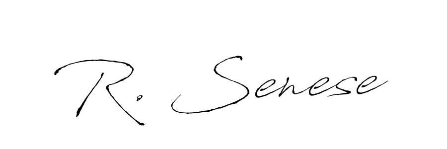 How to make R. Senese signature? Antro_Vectra is a professional autograph style. Create handwritten signature for R. Senese name. R. Senese signature style 6 images and pictures png