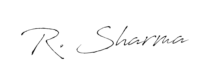 How to Draw R. Sharma signature style? Antro_Vectra is a latest design signature styles for name R. Sharma. R. Sharma signature style 6 images and pictures png