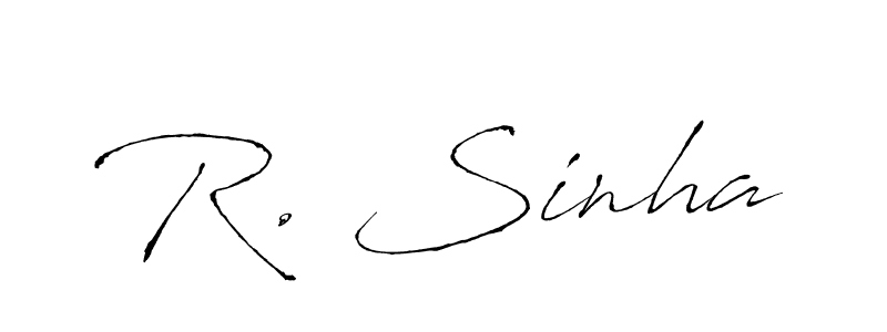 Make a beautiful signature design for name R. Sinha. Use this online signature maker to create a handwritten signature for free. R. Sinha signature style 6 images and pictures png