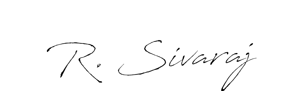 Similarly Antro_Vectra is the best handwritten signature design. Signature creator online .You can use it as an online autograph creator for name R. Sivaraj. R. Sivaraj signature style 6 images and pictures png