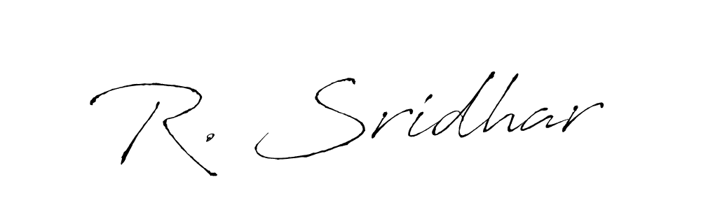 See photos of R. Sridhar official signature by Spectra . Check more albums & portfolios. Read reviews & check more about Antro_Vectra font. R. Sridhar signature style 6 images and pictures png