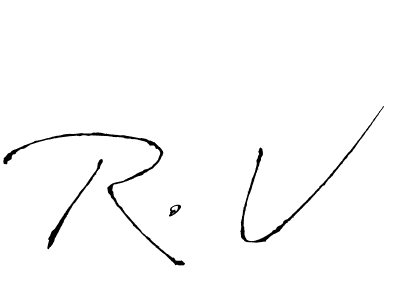 if you are searching for the best signature style for your name R. V. so please give up your signature search. here we have designed multiple signature styles  using Antro_Vectra. R. V signature style 6 images and pictures png