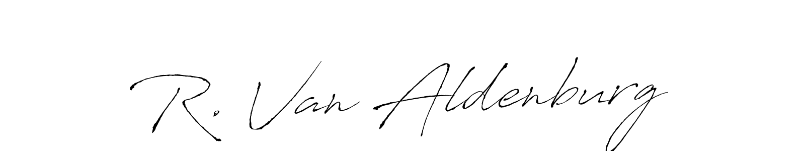 if you are searching for the best signature style for your name R. Van Aldenburg. so please give up your signature search. here we have designed multiple signature styles  using Antro_Vectra. R. Van Aldenburg signature style 6 images and pictures png