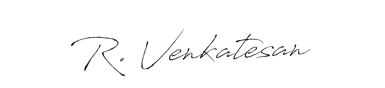 R. Venkatesan stylish signature style. Best Handwritten Sign (Antro_Vectra) for my name. Handwritten Signature Collection Ideas for my name R. Venkatesan. R. Venkatesan signature style 6 images and pictures png