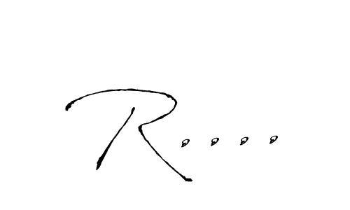 How to make R.... name signature. Use Antro_Vectra style for creating short signs online. This is the latest handwritten sign. R.... signature style 6 images and pictures png