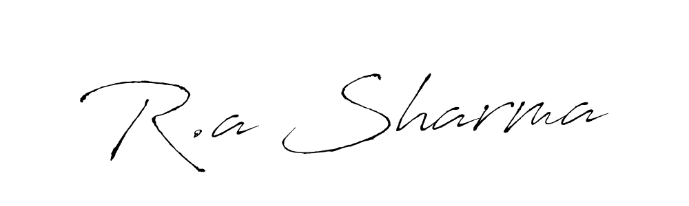 This is the best signature style for the R.a Sharma name. Also you like these signature font (Antro_Vectra). Mix name signature. R.a Sharma signature style 6 images and pictures png
