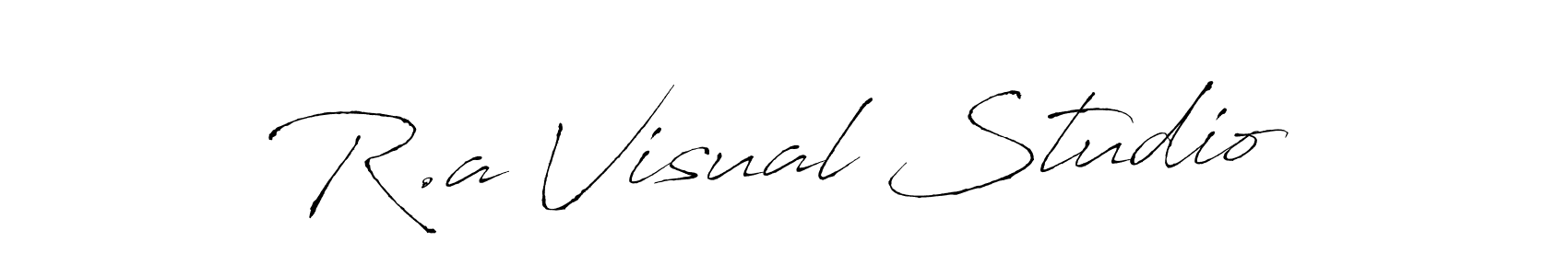 You can use this online signature creator to create a handwritten signature for the name R.a Visual Studio. This is the best online autograph maker. R.a Visual Studio signature style 6 images and pictures png