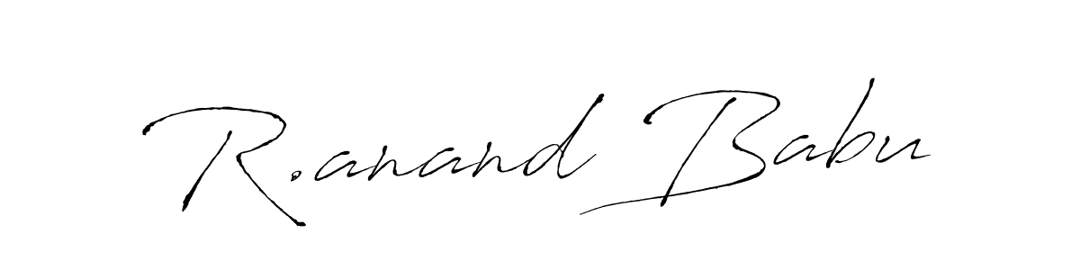 Also we have R.anand Babu name is the best signature style. Create professional handwritten signature collection using Antro_Vectra autograph style. R.anand Babu signature style 6 images and pictures png