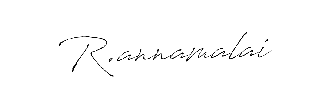 How to make R.annamalai signature? Antro_Vectra is a professional autograph style. Create handwritten signature for R.annamalai name. R.annamalai signature style 6 images and pictures png