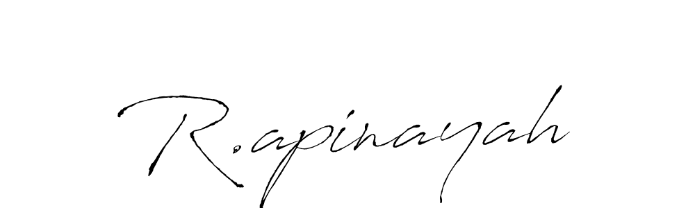 It looks lik you need a new signature style for name R.apinayah. Design unique handwritten (Antro_Vectra) signature with our free signature maker in just a few clicks. R.apinayah signature style 6 images and pictures png